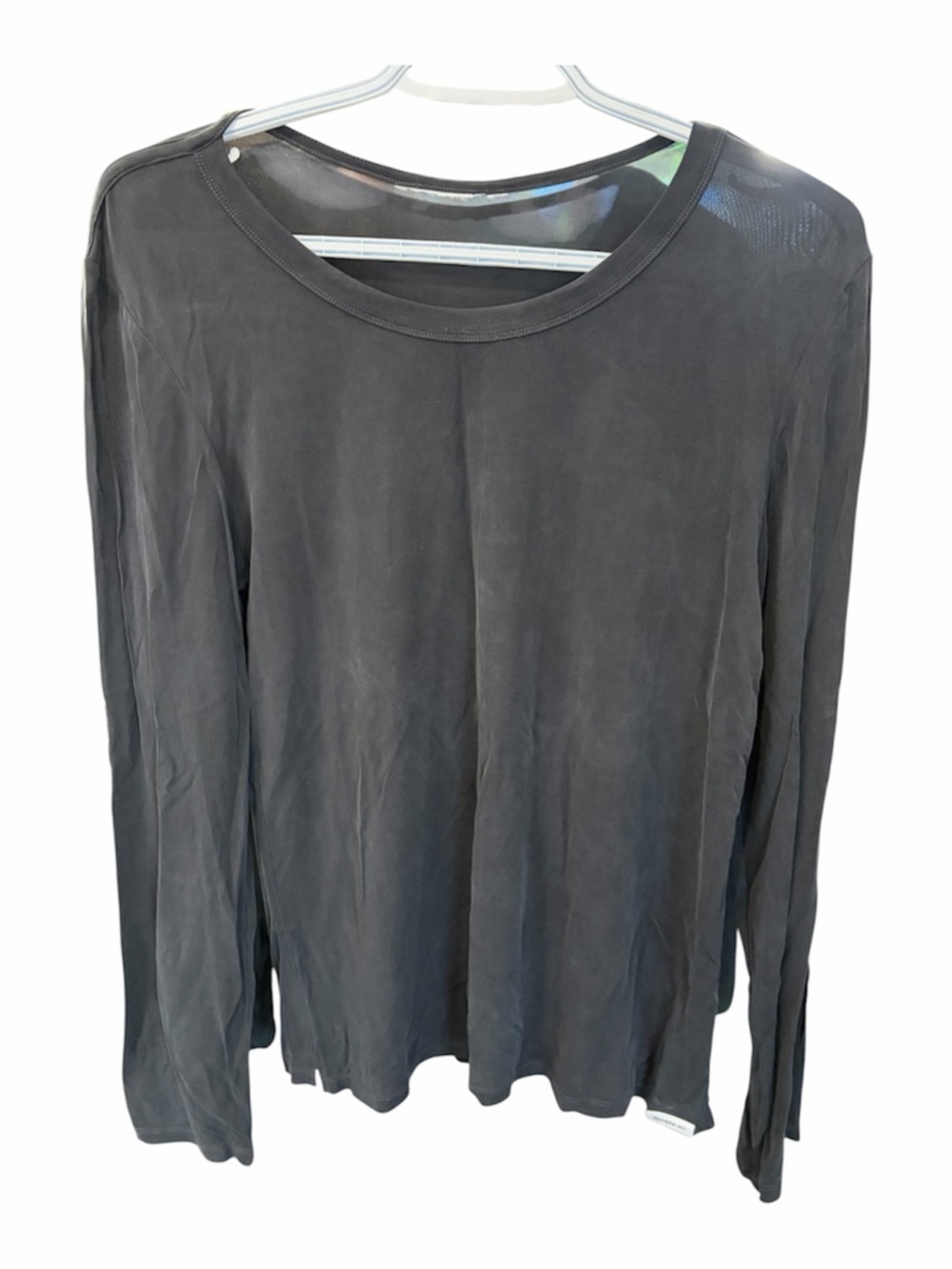 PENN&INK N.Y Classic Black Long-Sleeve Crew Tee - Size 6 - Like New